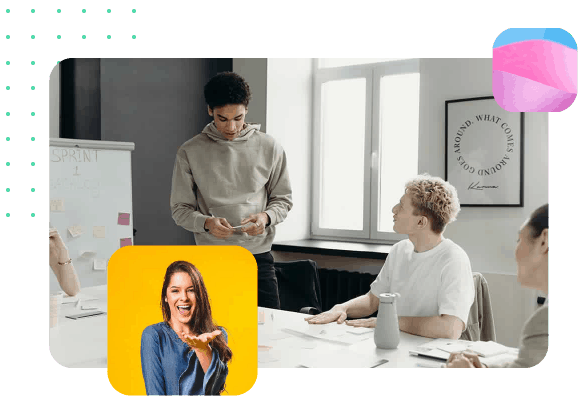 People in conference